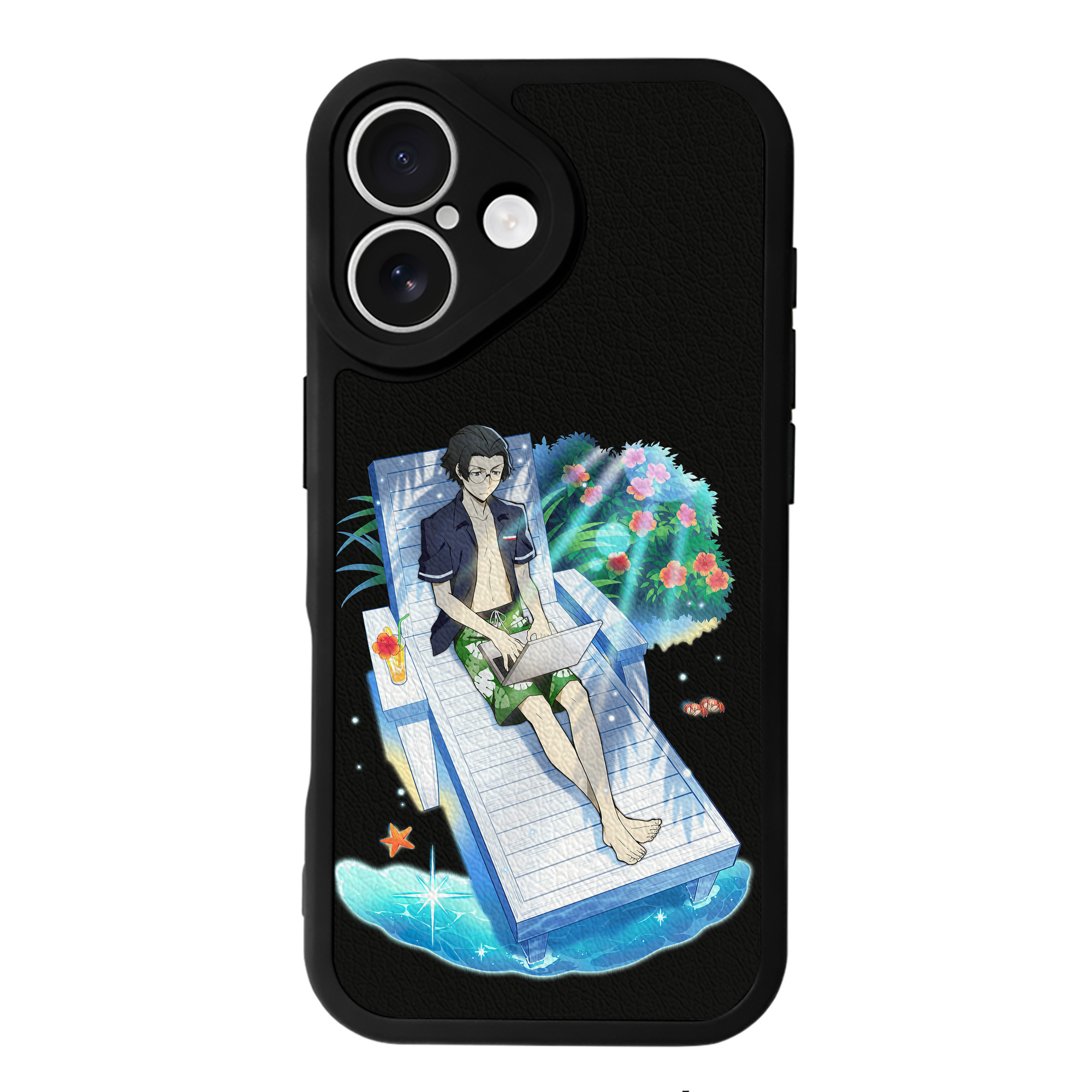 （画像用） 文豪ストレイドッグス Bungo Stray Dogs 【iPhone 16シリーズ対応】シリコンスマホケース（レザー調） 材質：シリコン